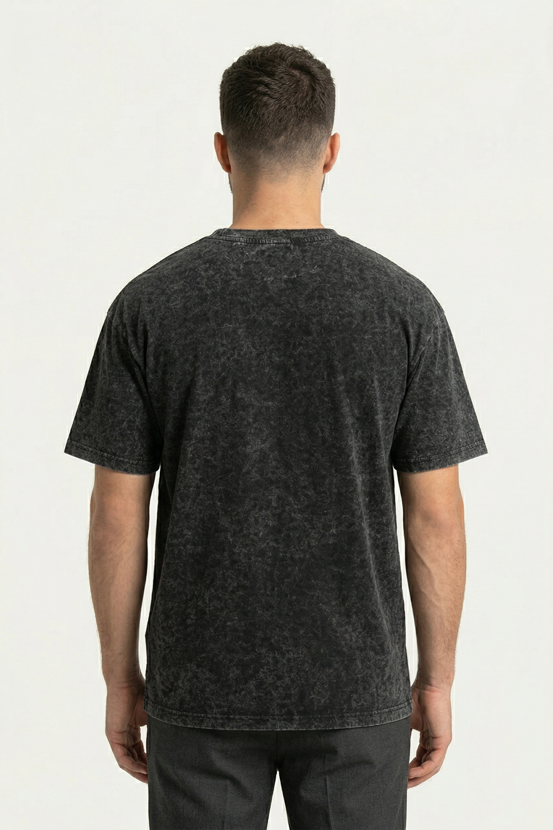Vintage Wash Essential T-Shirt – Black