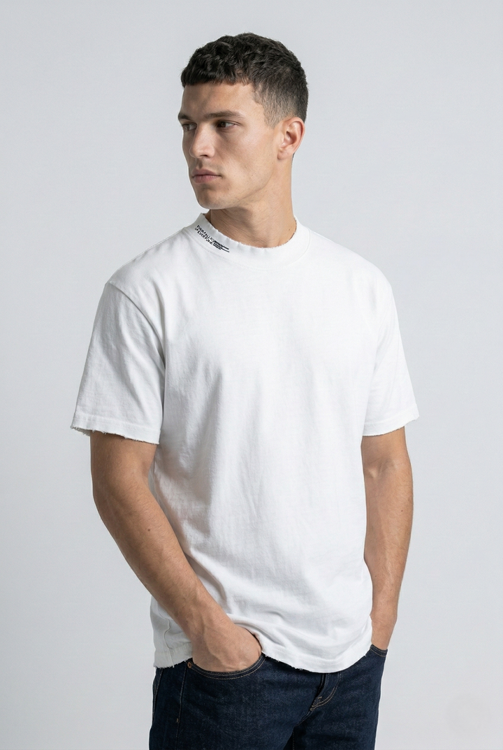 Men’s Round Neck T-Shirt White