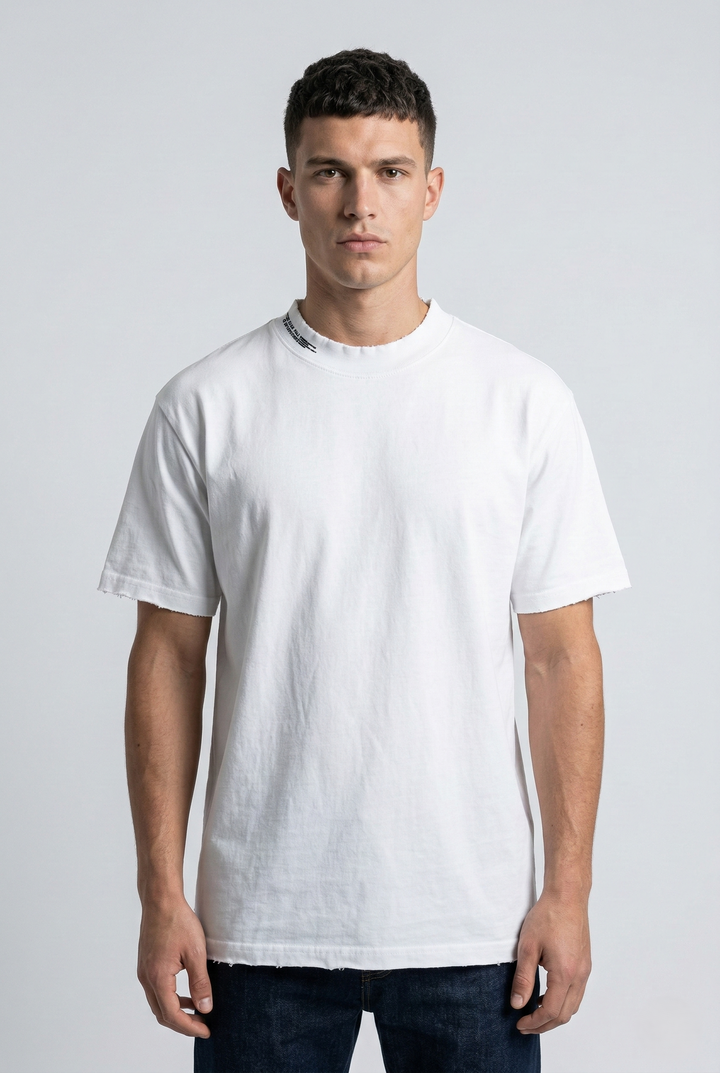 Men’s Round Neck T-Shirt White