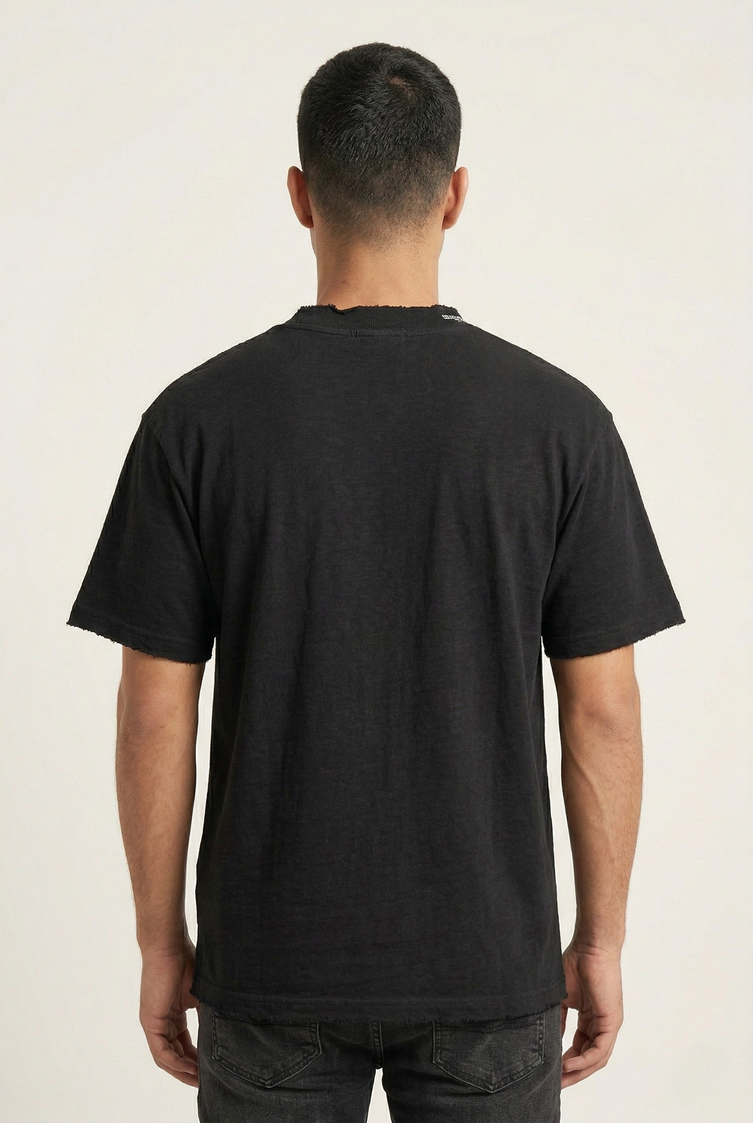Men’s Round Neck T-Shirt Black