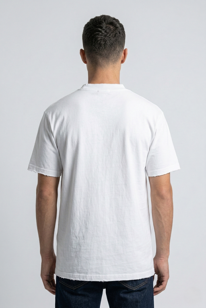 Men’s Round Neck T-Shirt White