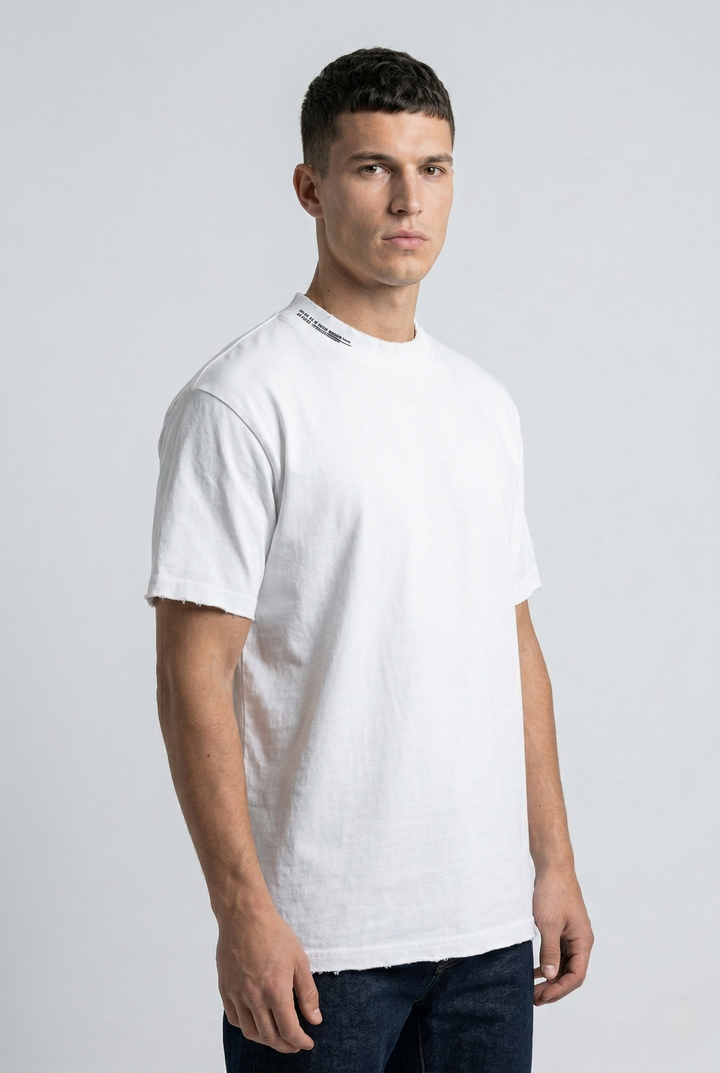 Men’s Round Neck T-Shirt White