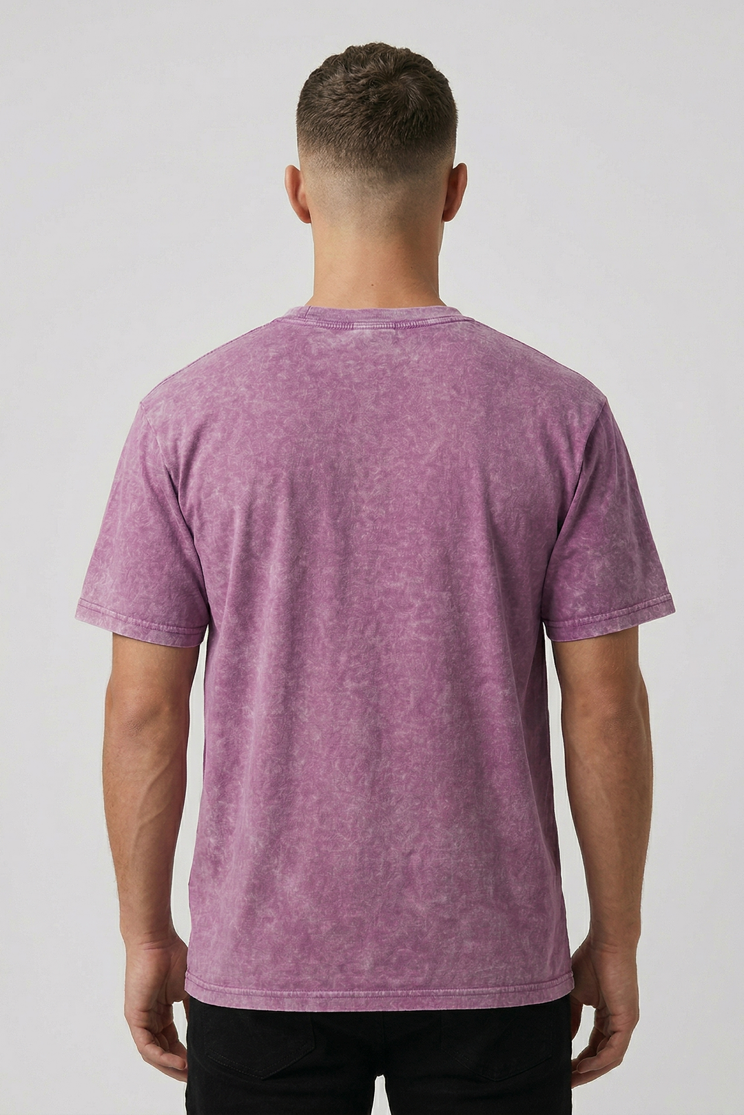 Vintage Wash Essential T-Shirt – Violet