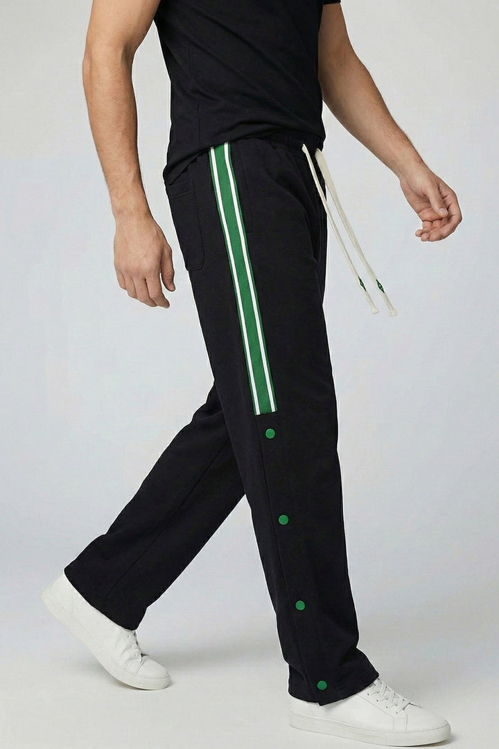 Black Trackline Joggers