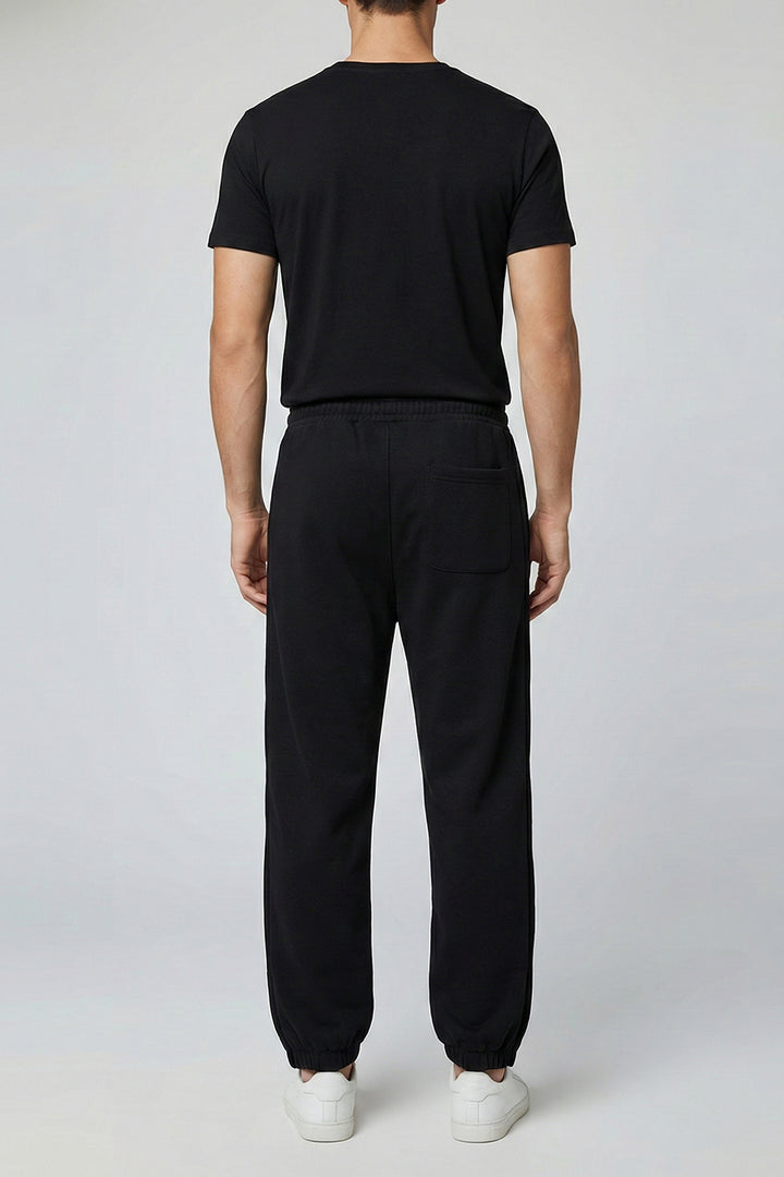 Black Trackline Joggers