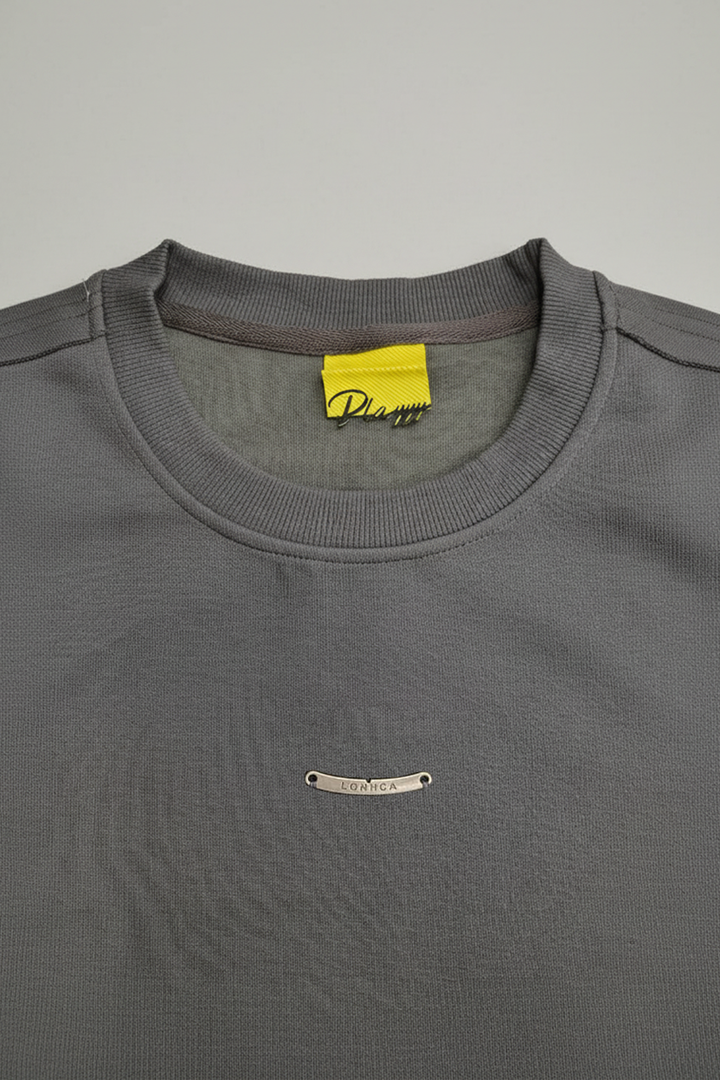 Men's crew neck sweatshirt Gray