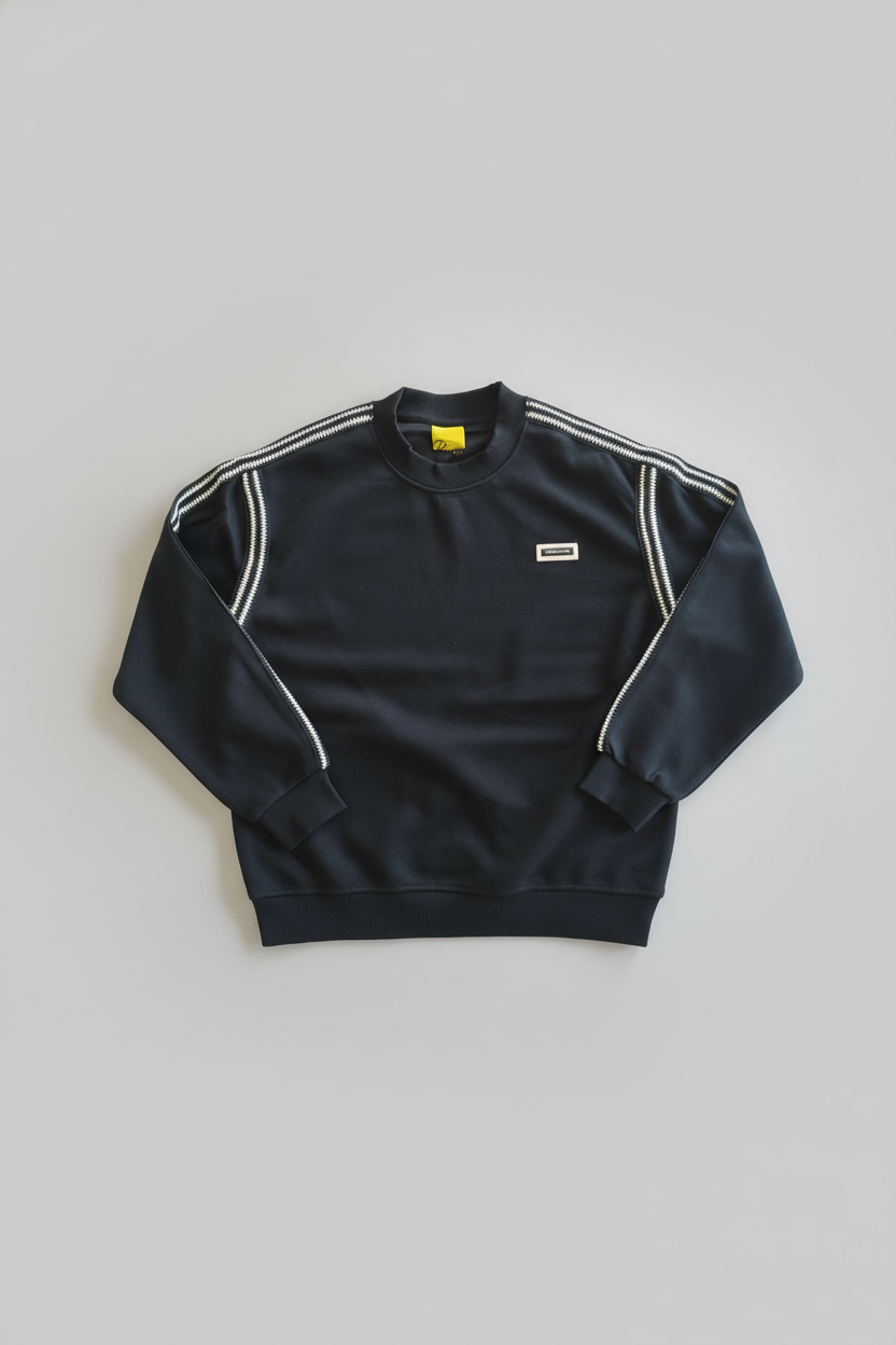 Men's crew neck sweatshirt Black