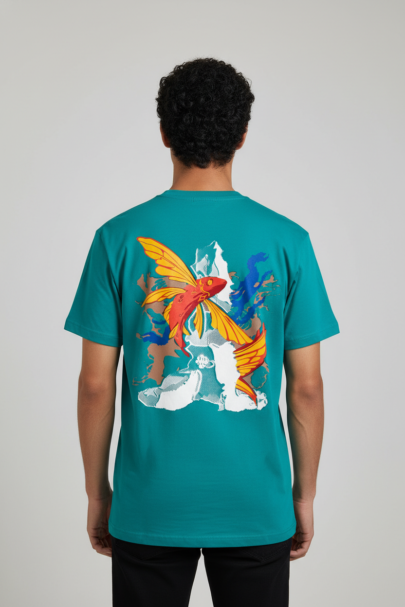 Men’s round neck t-shirt Green