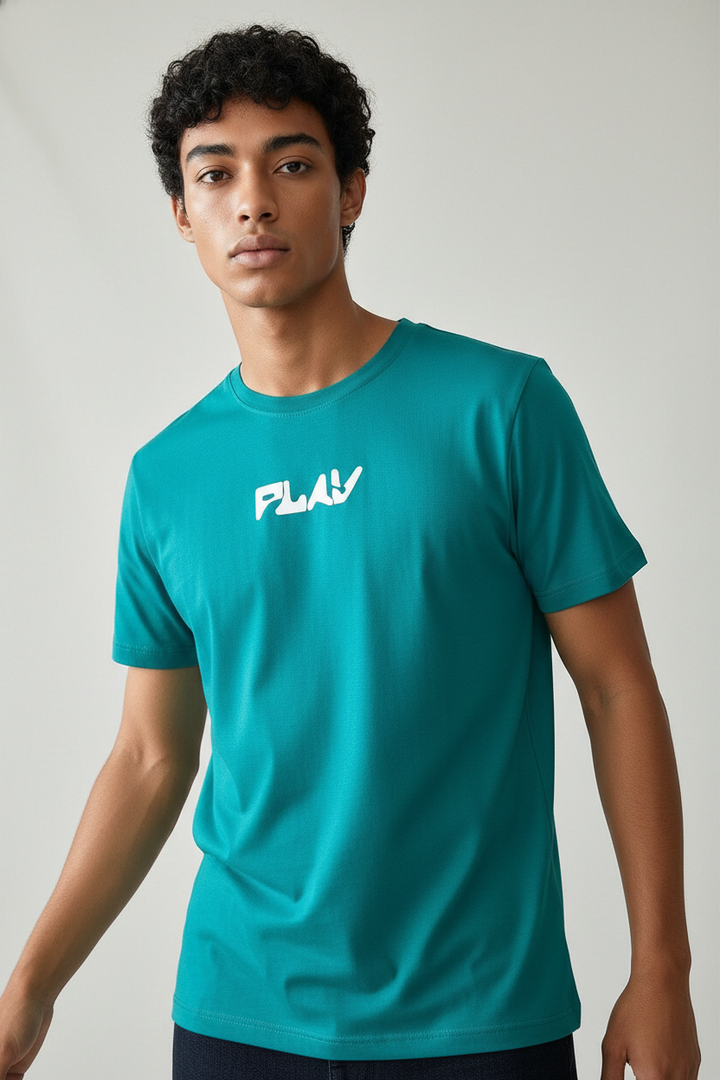 Men’s round neck t-shirt Green