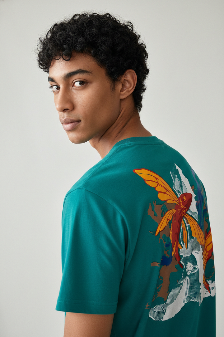 Men’s round neck t-shirt Green