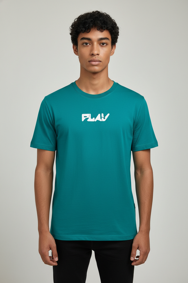 Men’s round neck t-shirt Green