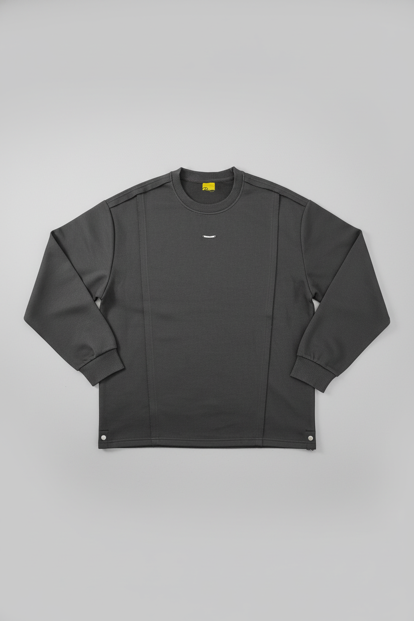 Men's crew neck sweatshirt Gray