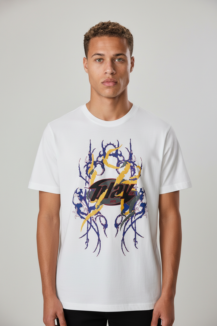 Round neck t-shirt White