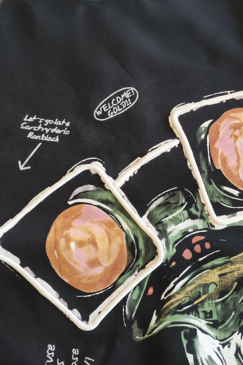 Men's crew neck sweatshirt Black