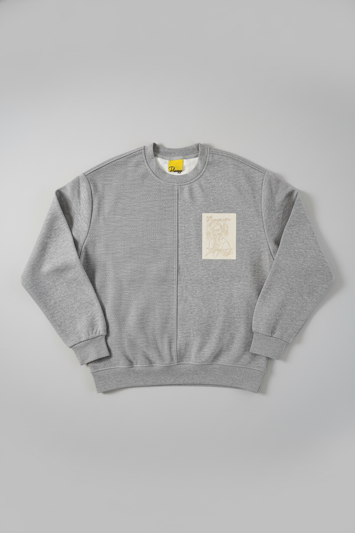 Men's crew neck sweatshirt Gray