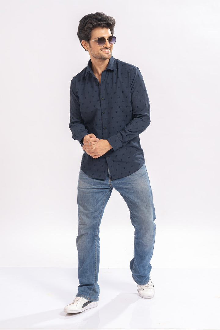 Sleek Spot Blue Shirts