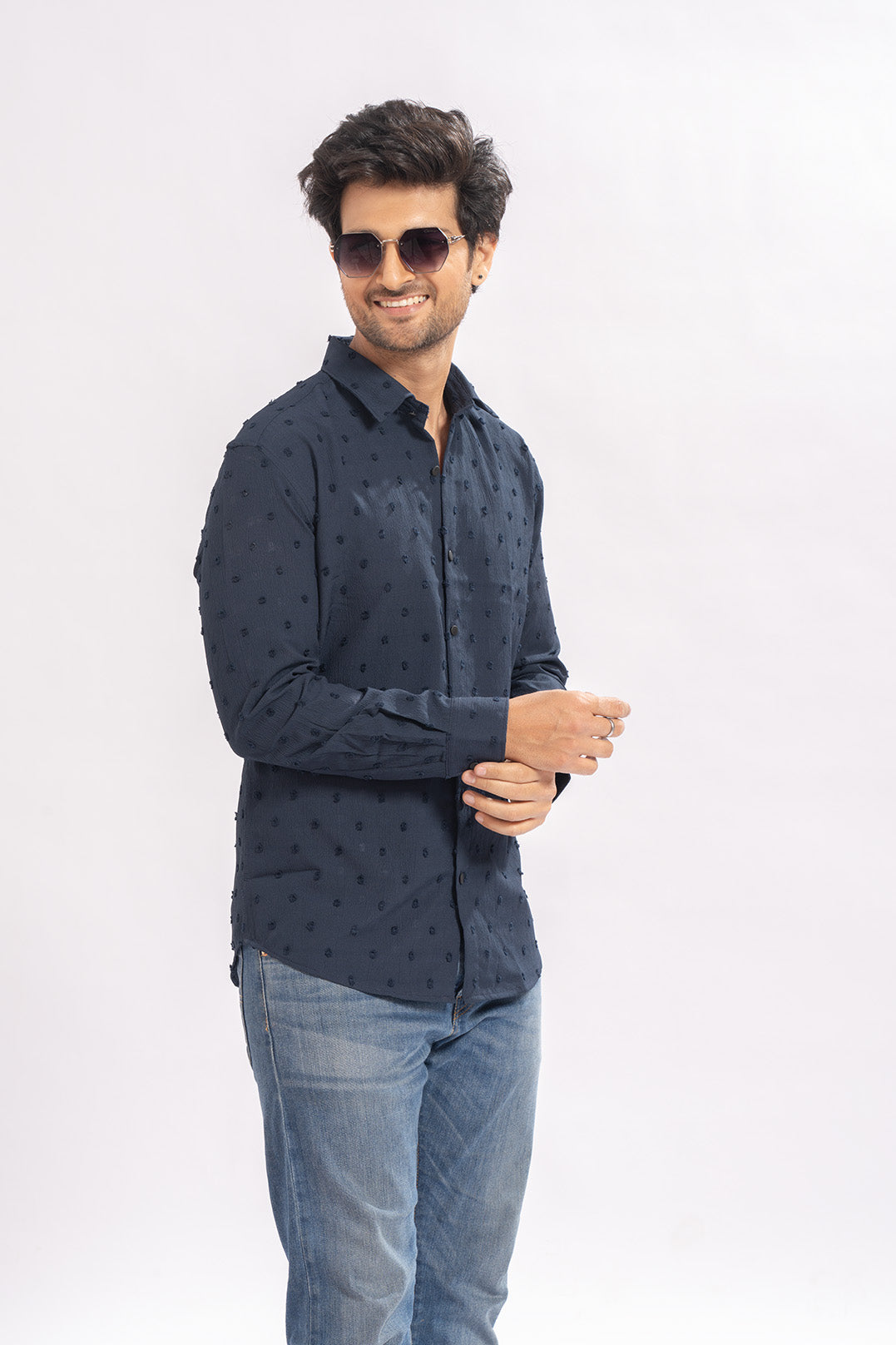 Sleek Spot Blue Shirts