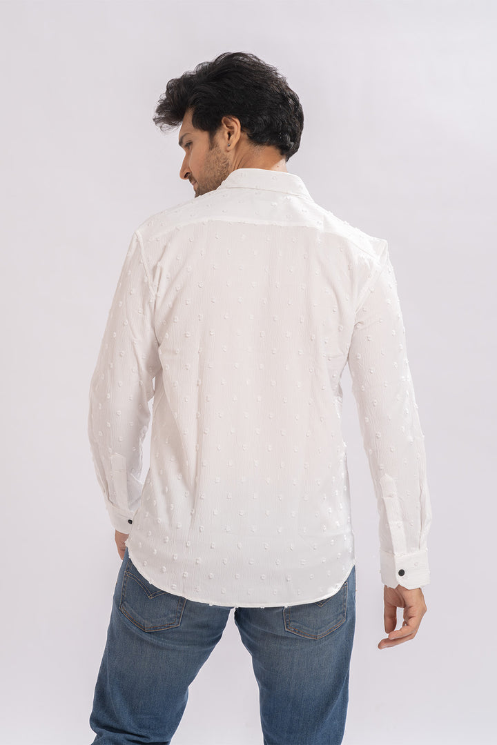 Sleek Spot White Shirts