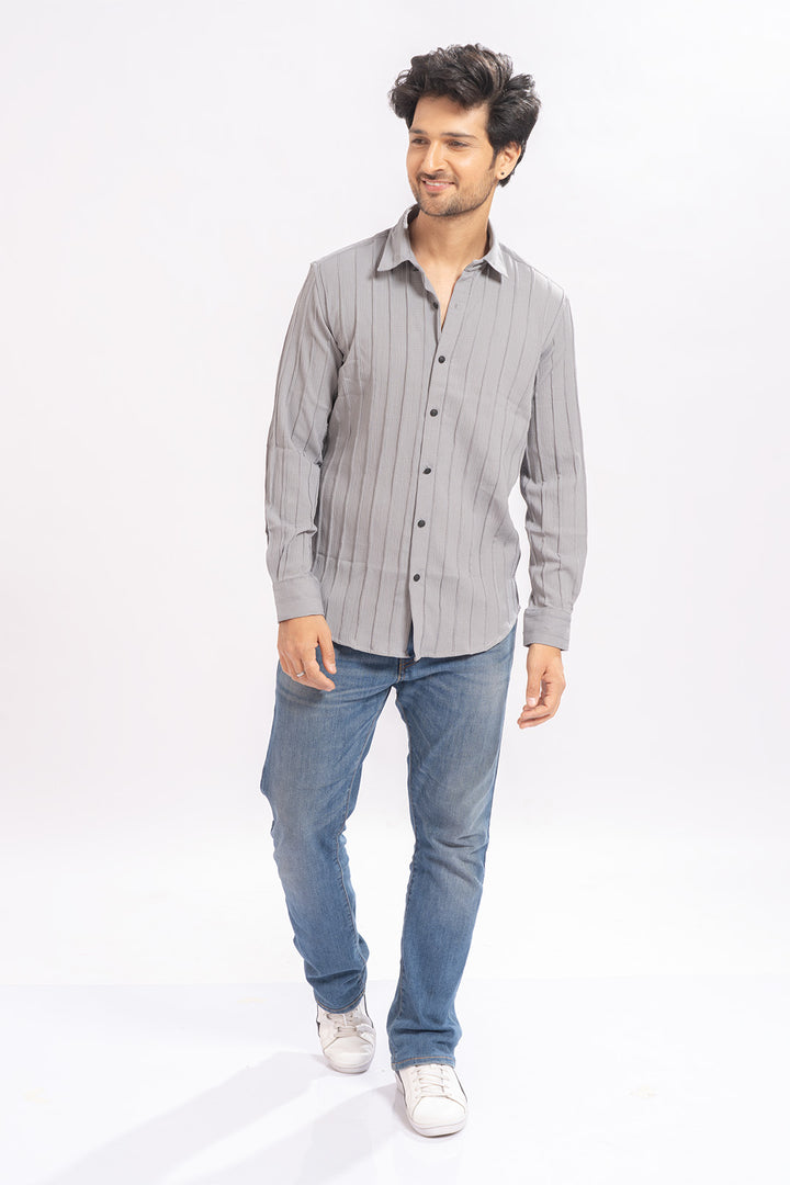 Urban Striped Grey Shirt