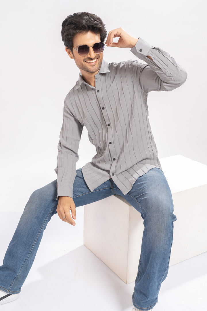 Urban Striped Grey Shirt