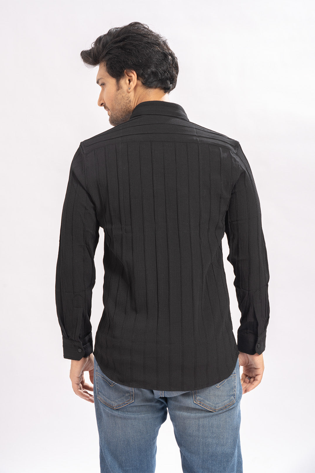 Urban Striped Black Shirt