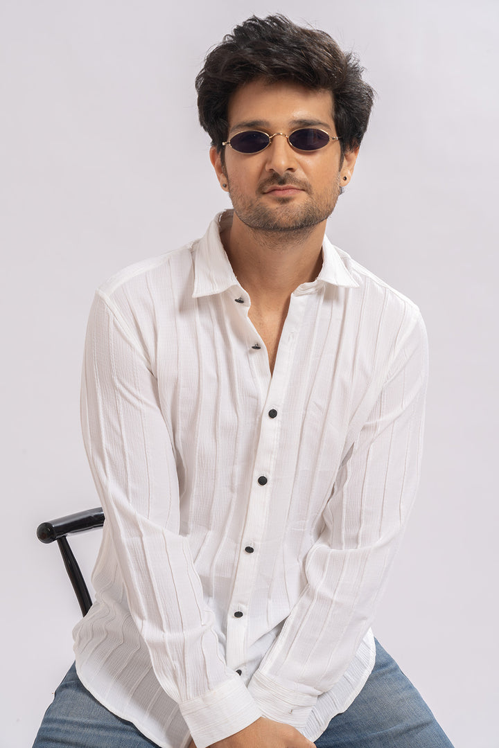 Urban Striped White Shirt