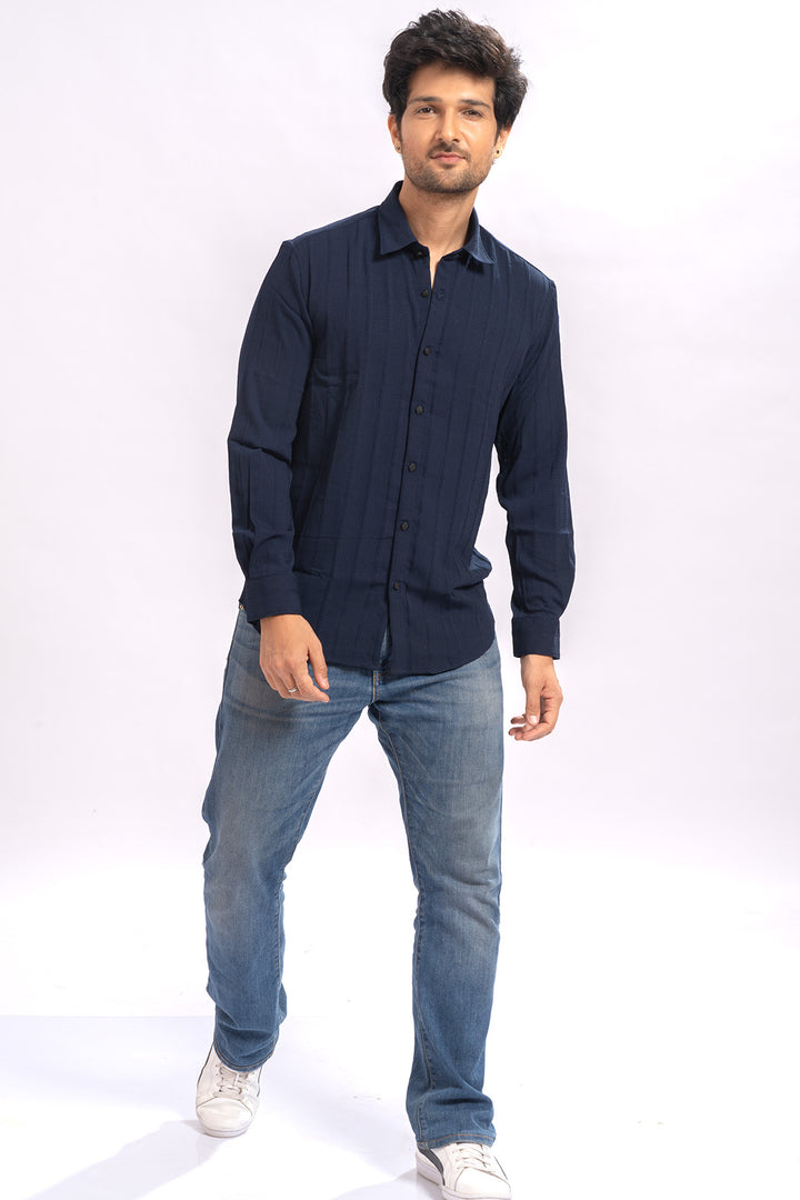 Urban Striped Blue Shirt