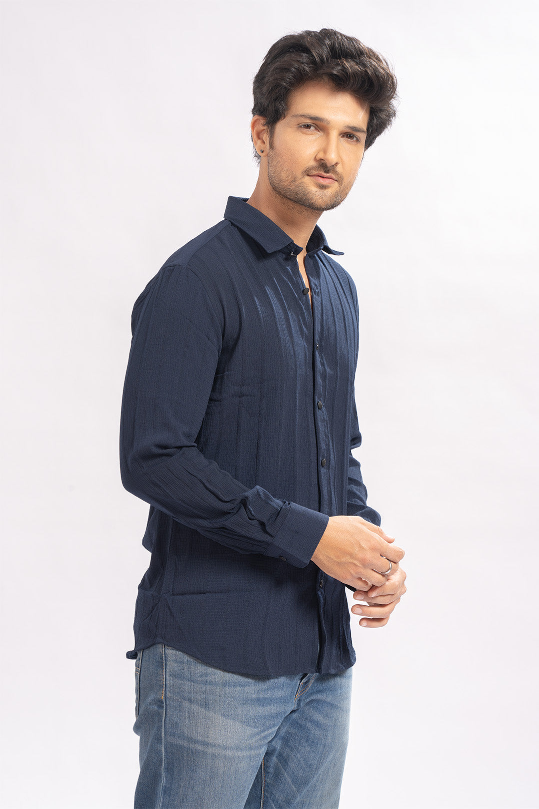Urban Striped Blue Shirt