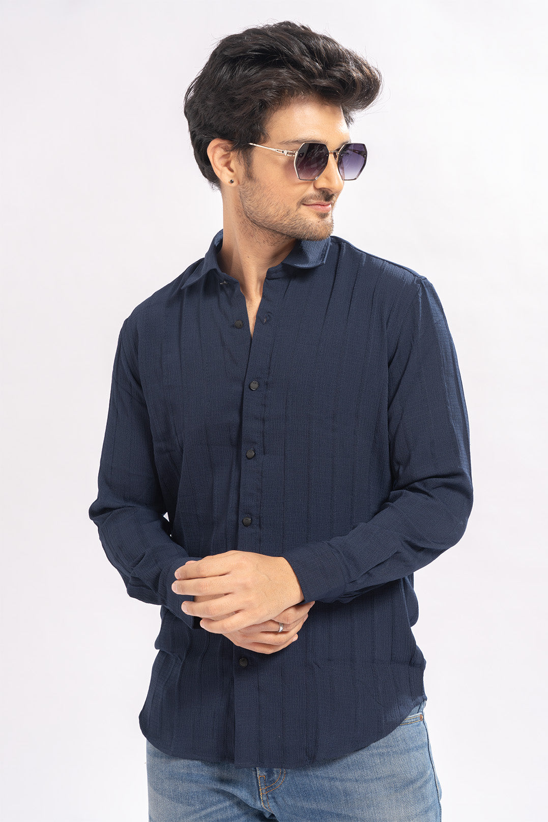 Urban Striped Blue Shirt