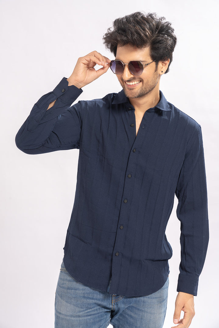 Urban Striped Blue Shirt